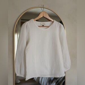 White Muslin Blouse